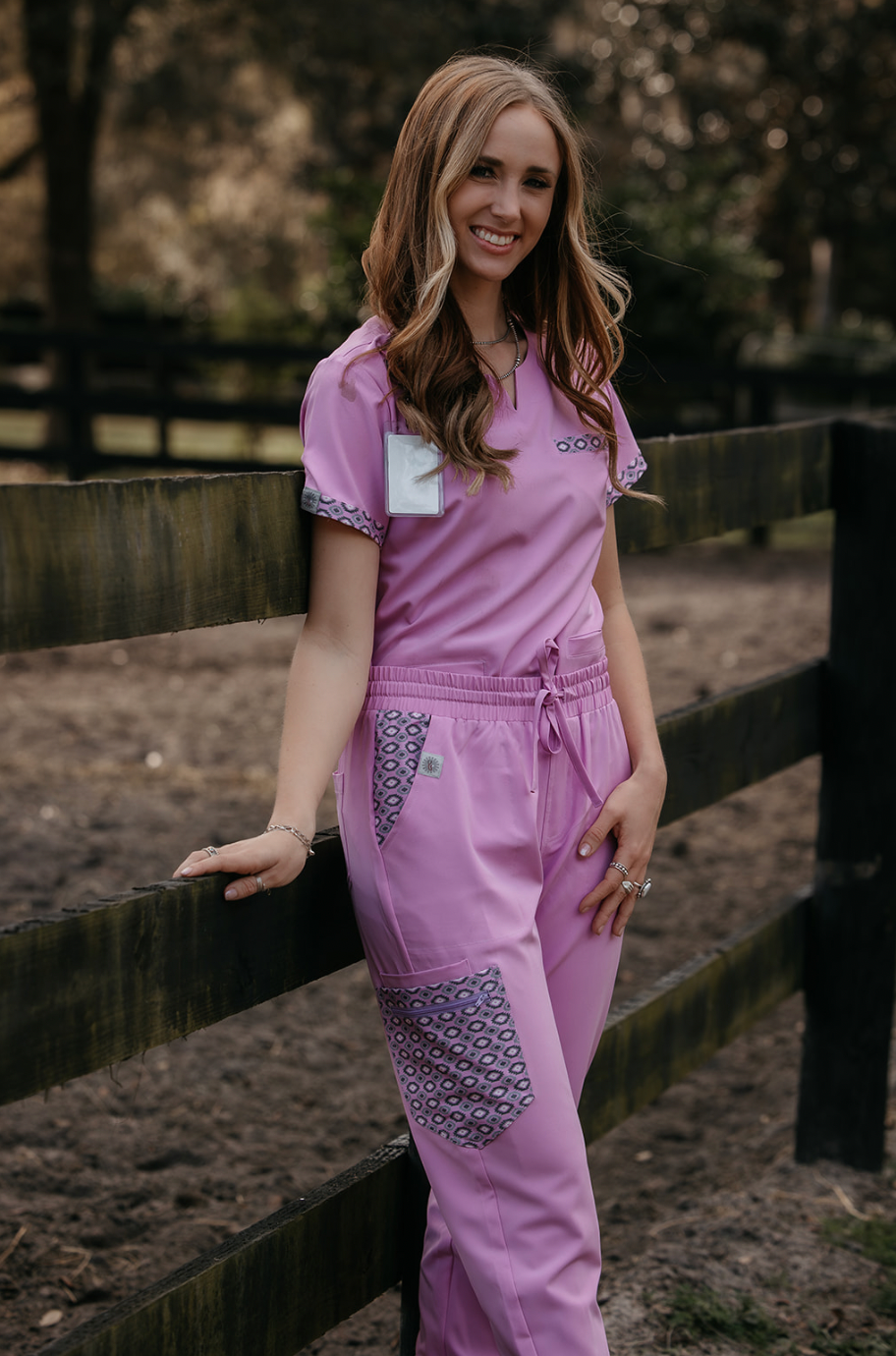 Lavender Simple Aztec Top