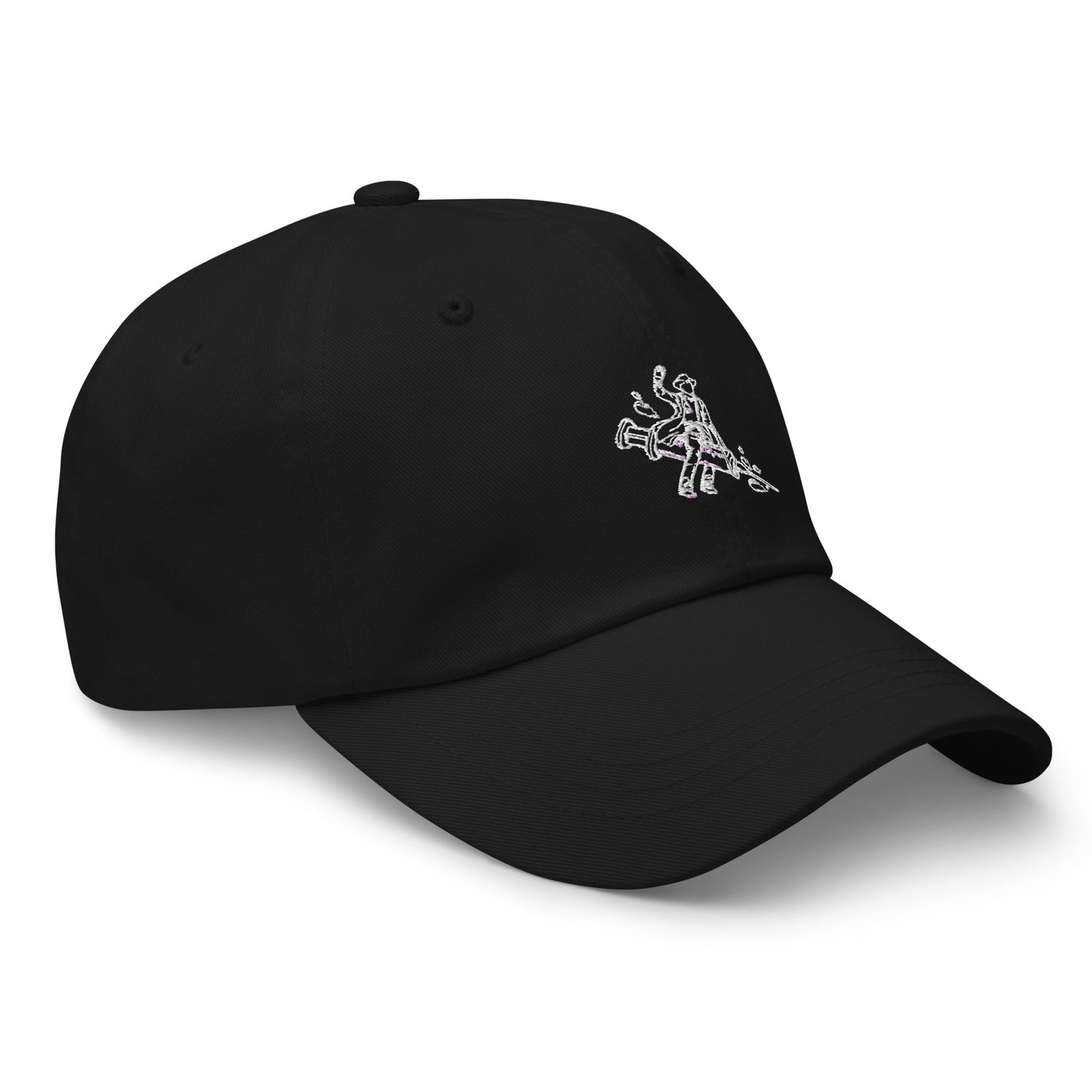 TWNM- Embroidered Dad Hat White Logo
