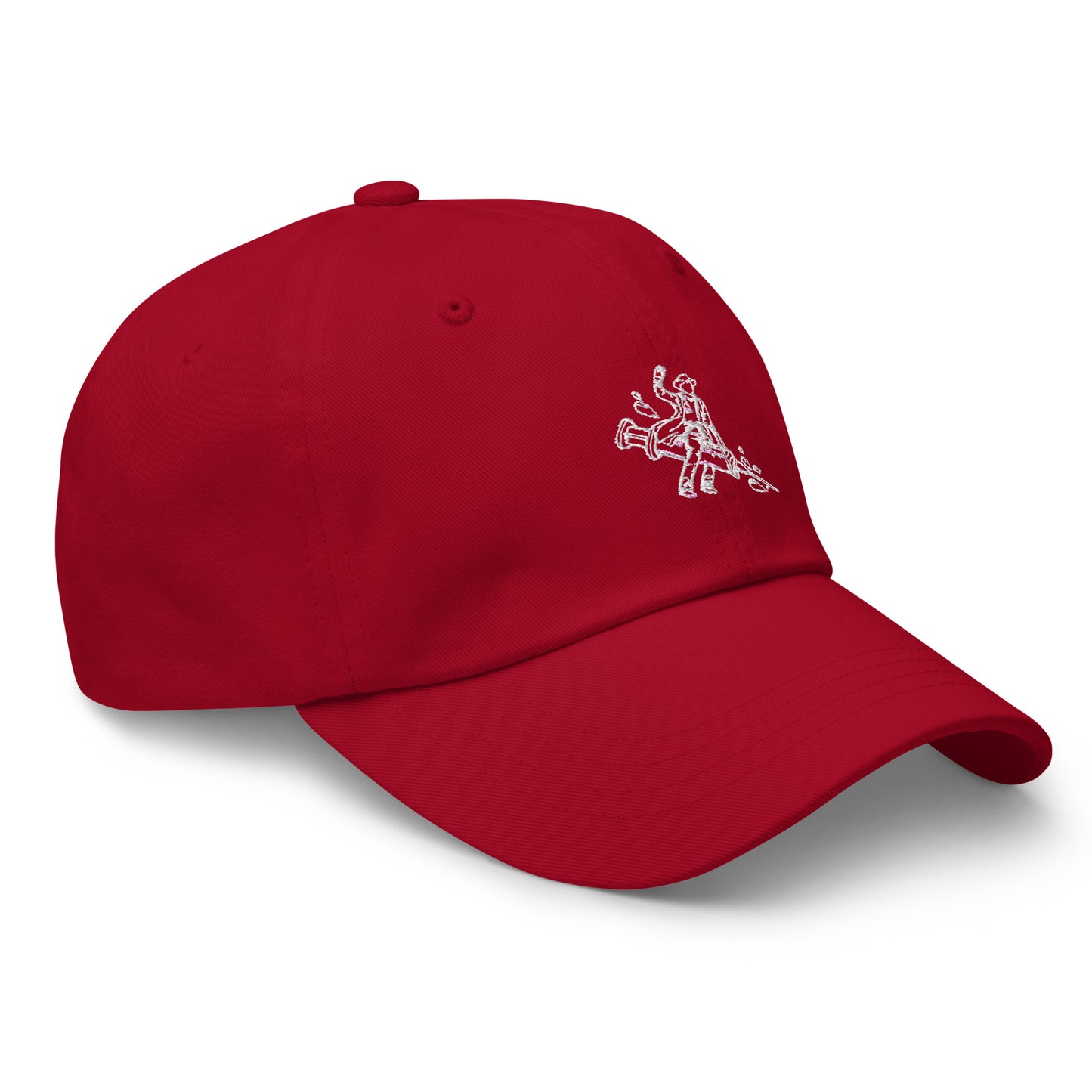 TWNM- Embroidered Dad Hat White Logo