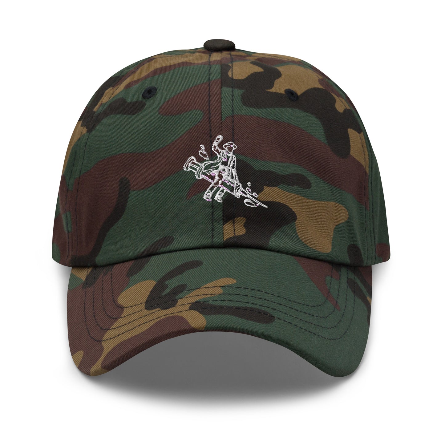 TWNM- Embroidered Dad Hat White Logo