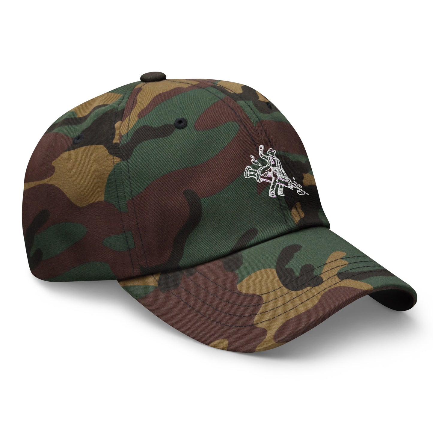 TWNM- Embroidered Dad Hat White Logo