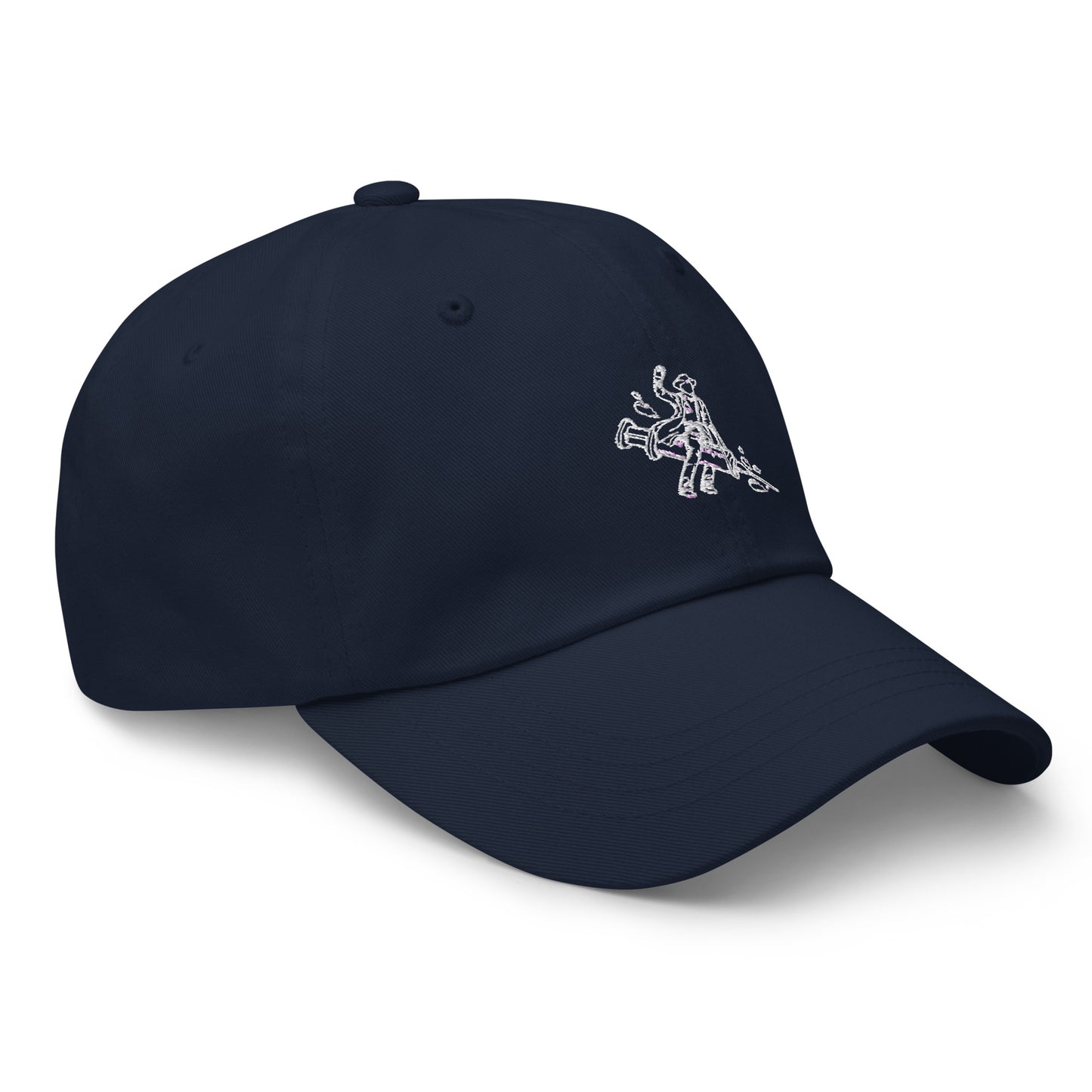 TWNM- Embroidered Dad Hat White Logo