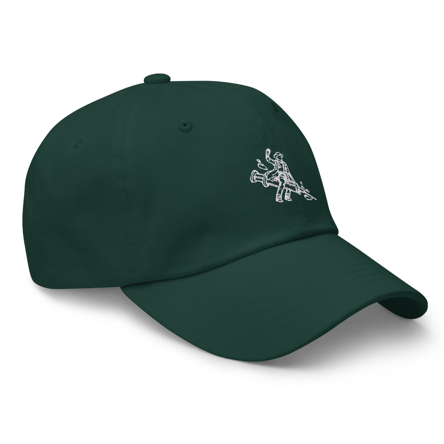 TWNM- Embroidered Dad Hat White Logo