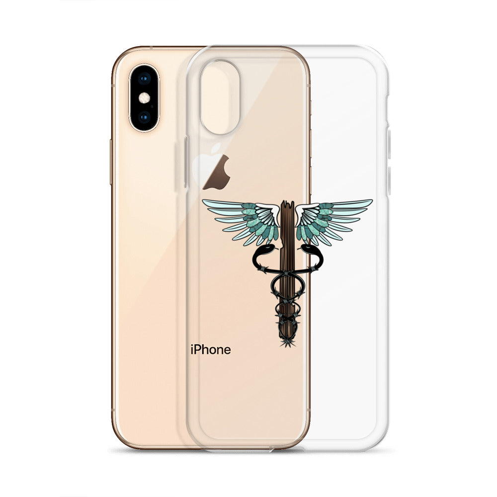 Cowgirl Caduceus- Clear Case for iPhone®