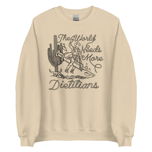 TWNM- Dietitians Unisex Crewneck Light Colors