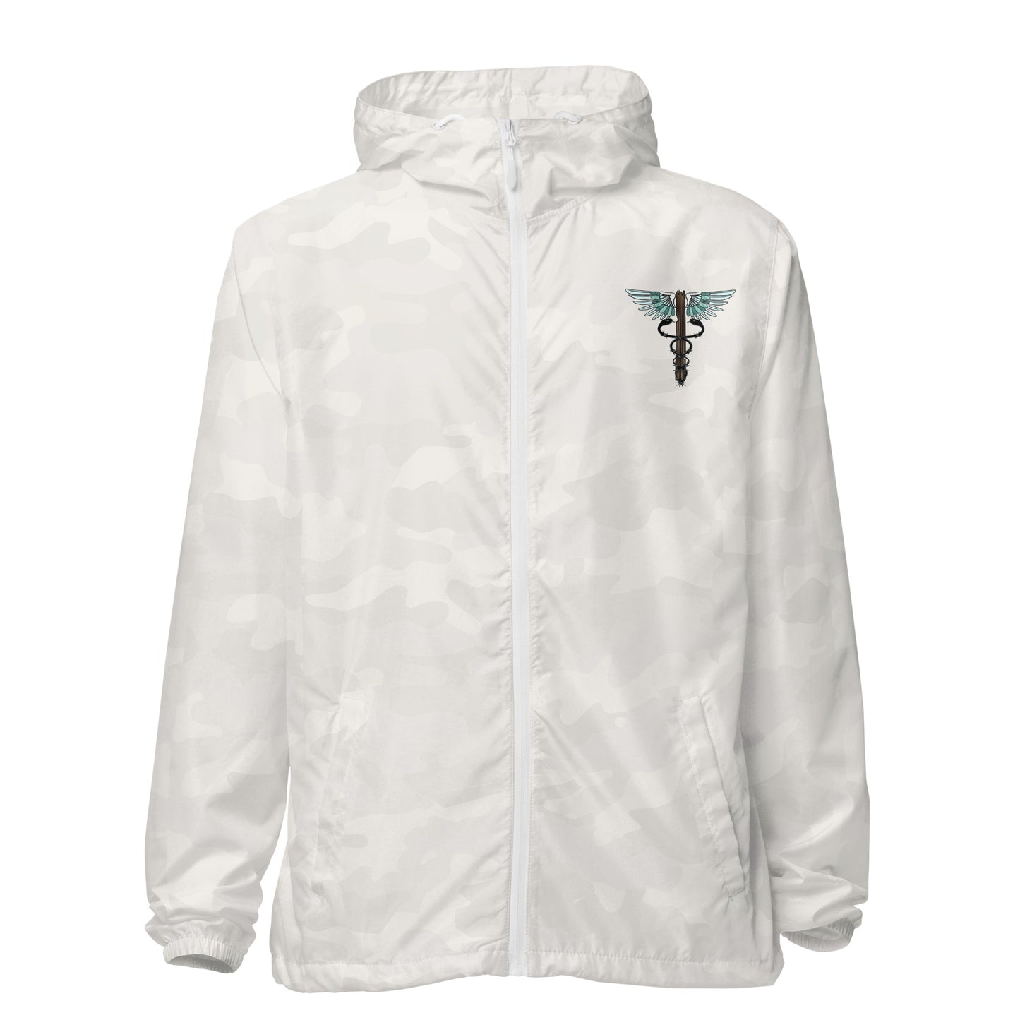 Cowgirl Caduceus- Unisex Lightweight zip-up Windbreaker