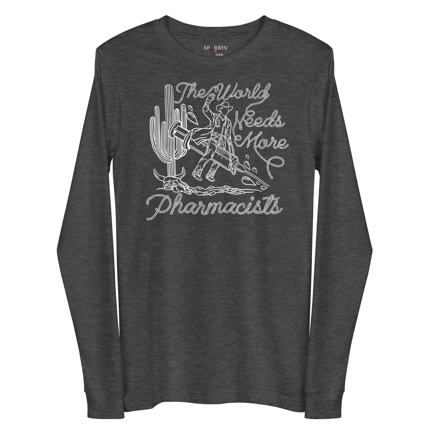 TWNM- Pharmacists Unisex Long Sleeve Tee Dark Colors