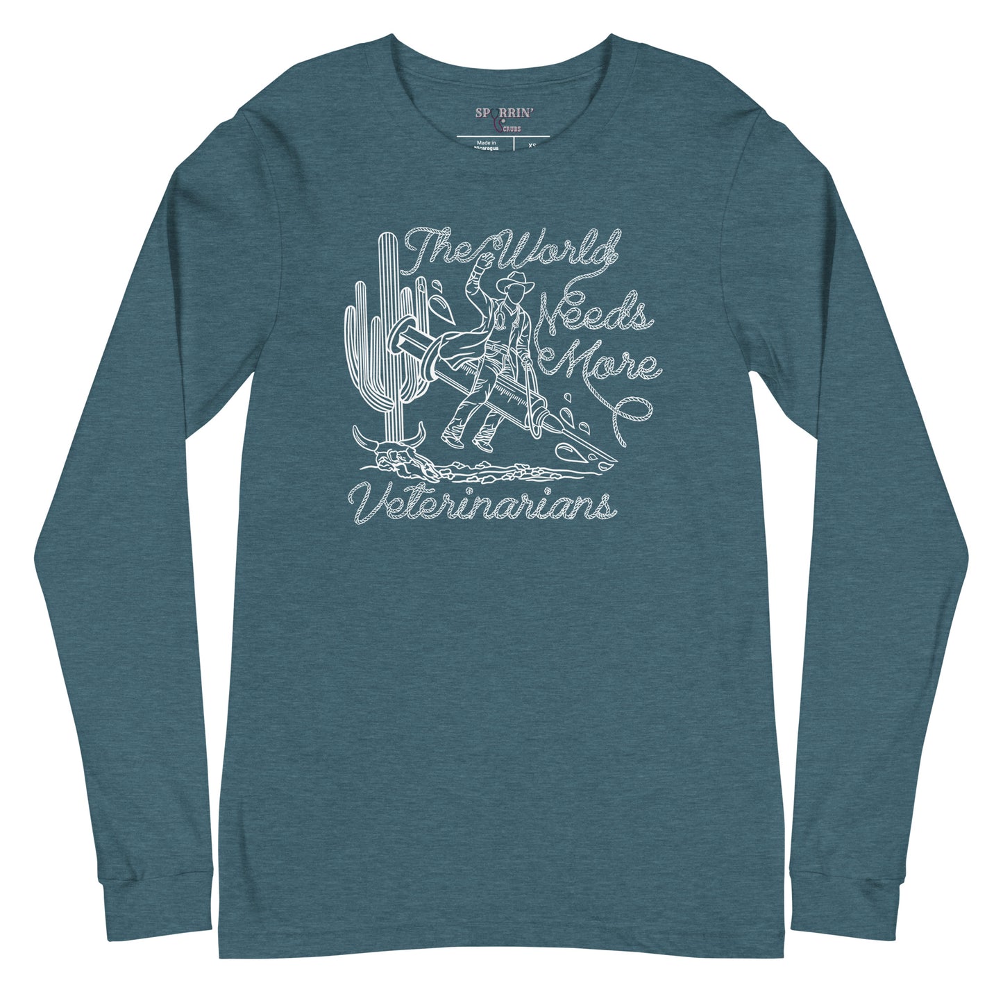 TWNM- Veterinarians Unisex Long Sleeve Tee Dark Colors