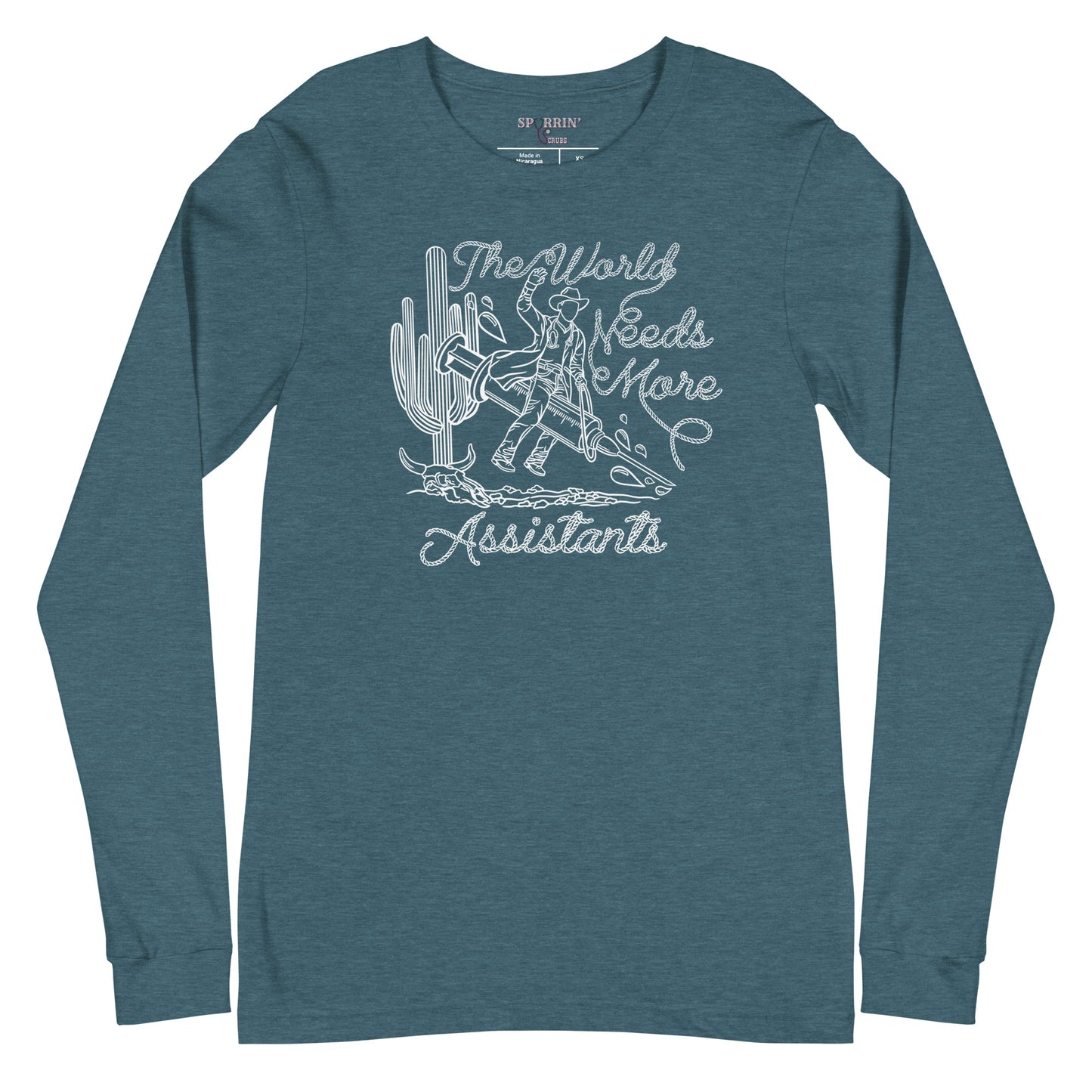 TWNM- Assistants Long Sleeve T-Shirt Dark Colors