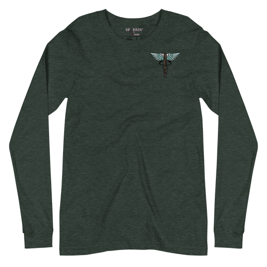 Support Your Local- Unisex Long Sleeve Tee Dark Colors