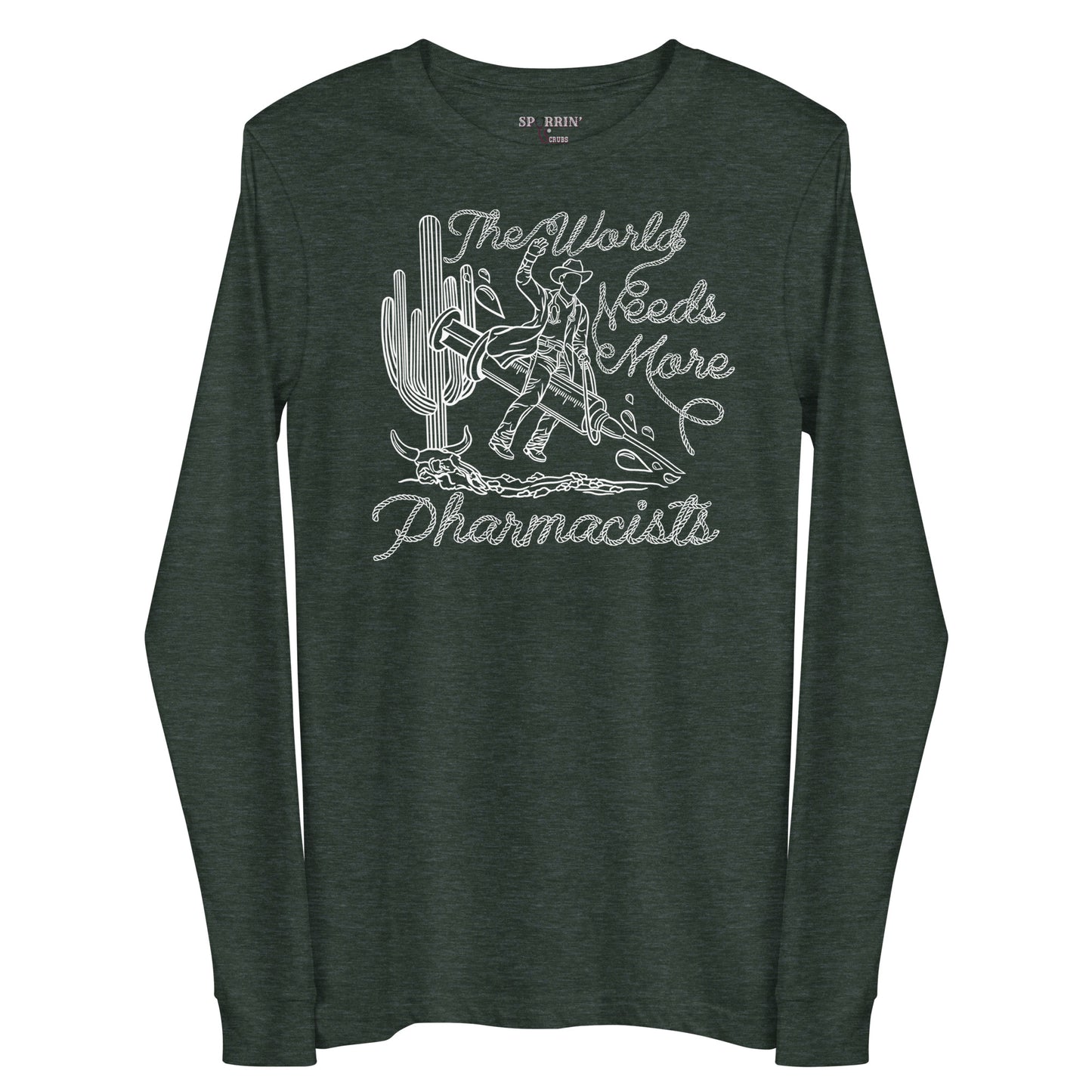 TWNM- Pharmacists Unisex Long Sleeve Tee Dark Colors