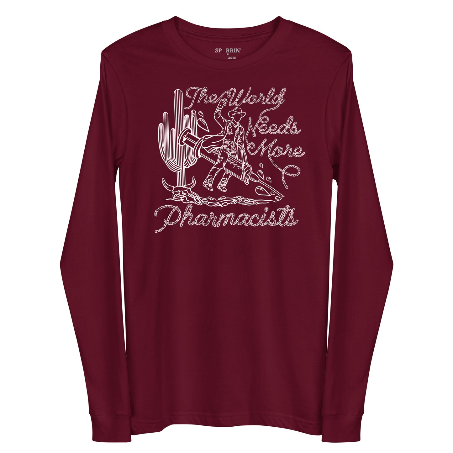 TWNM- Pharmacists Unisex Long Sleeve Tee Dark Colors