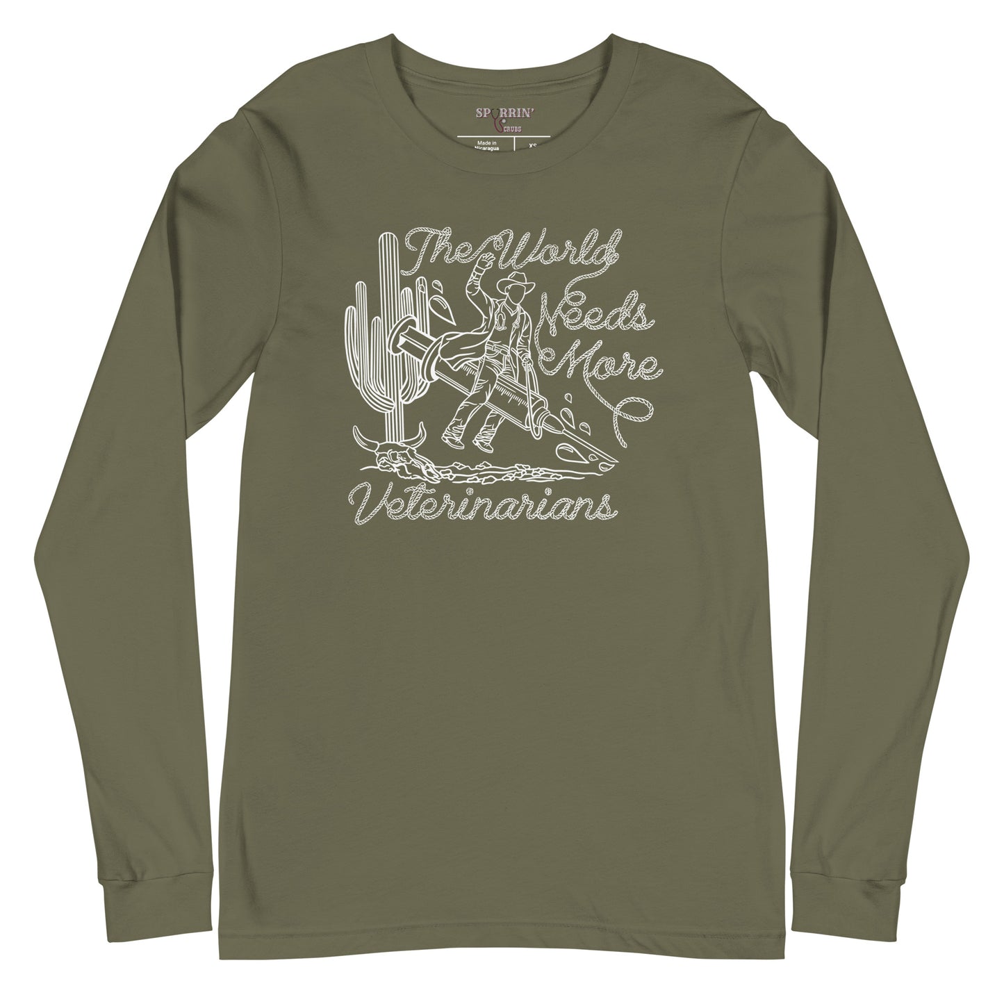 TWNM- Veterinarians Unisex Long Sleeve Tee Dark Colors
