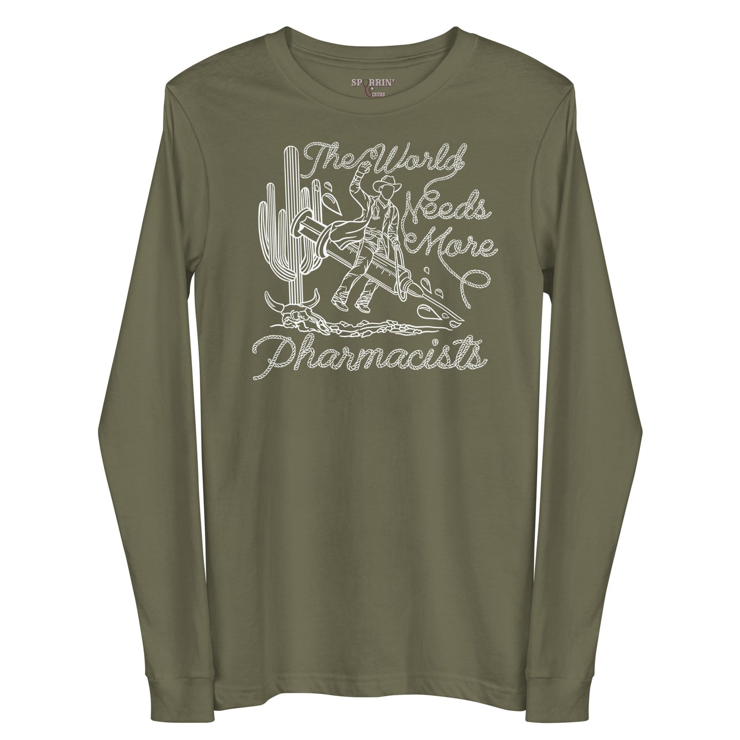 TWNM- Pharmacists Unisex Long Sleeve Tee Dark Colors