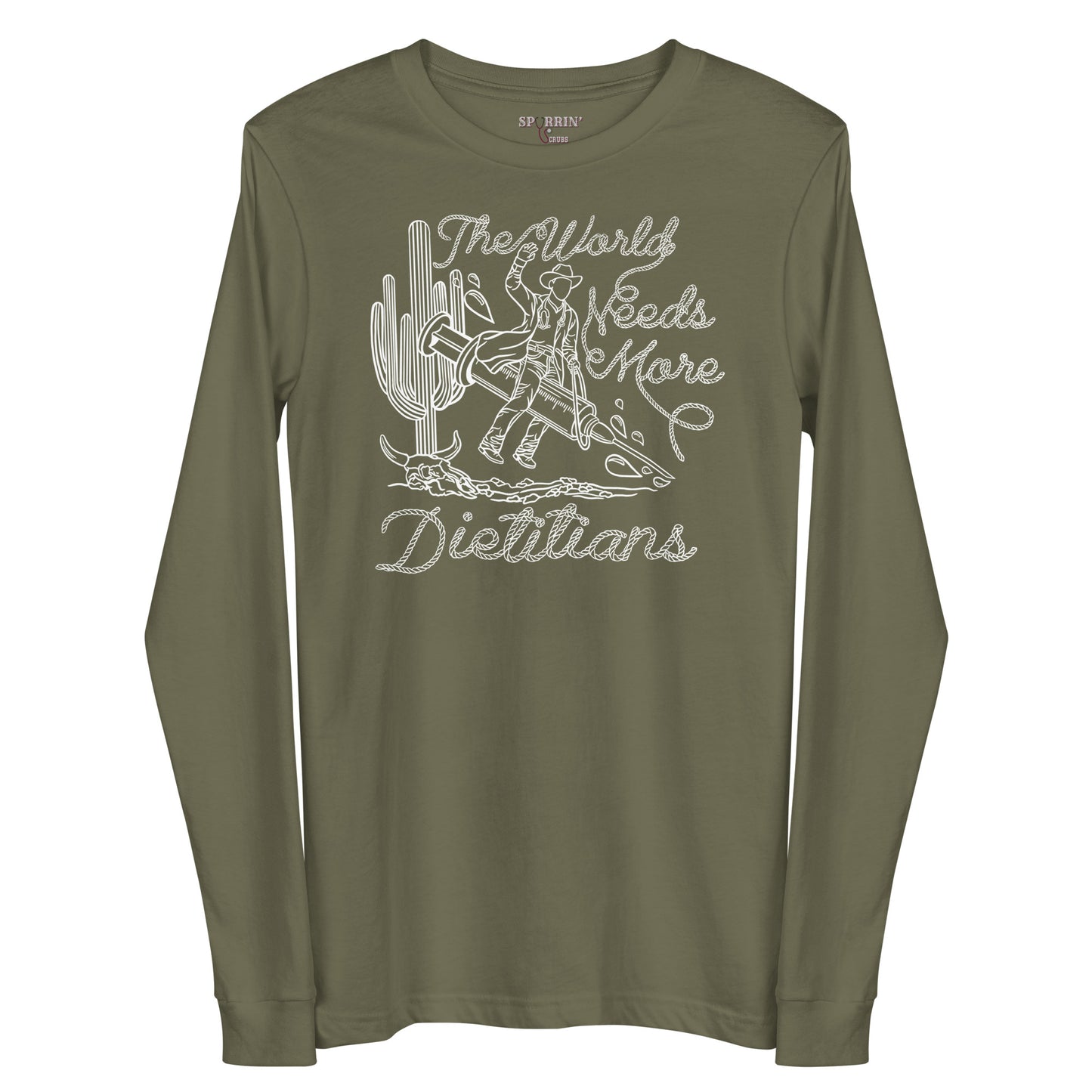 TWNM- Dietitians Long Sleeve T-Shirt Dark Colors