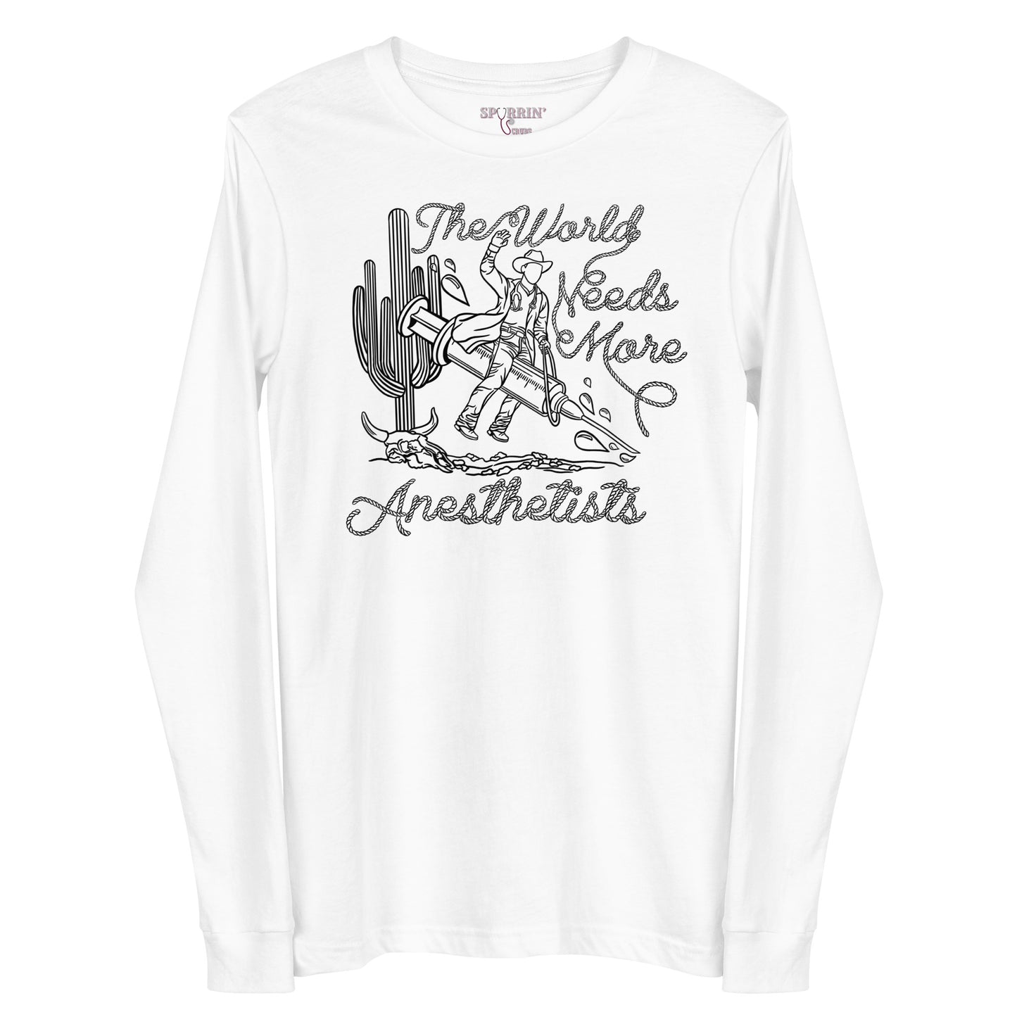 TWNM- Anesthetists Long Sleeve T-Shirt Light Colors