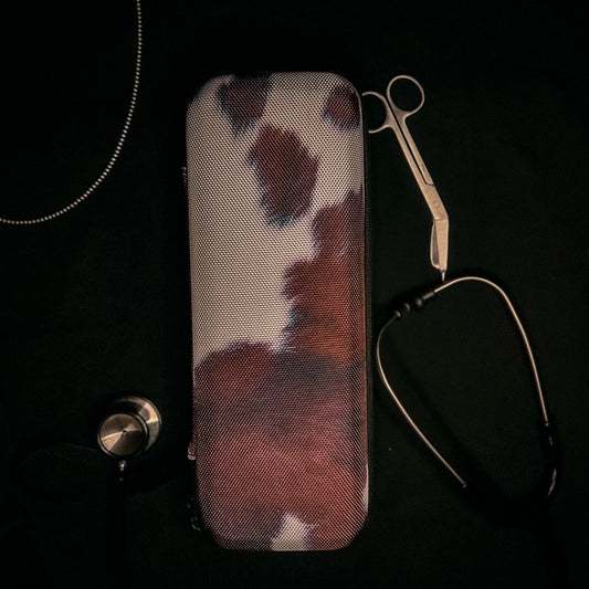 Cow Print Stethoscope Case