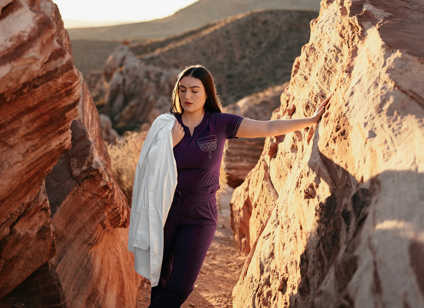 Grape Boot-Stitch Top