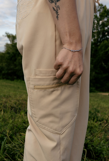 Sand Boot-Stitch Pants