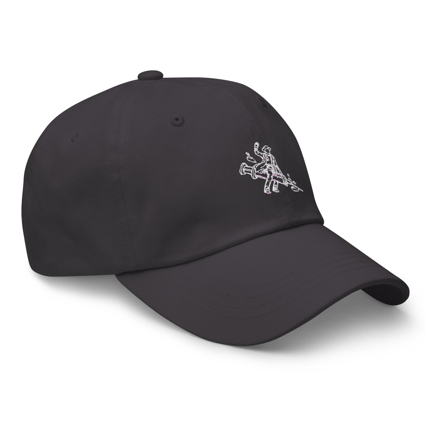 TWNM- Embroidered Dad Hat White Logo