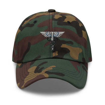 Cowgirl Caduceus- Embroidered Dad Hat