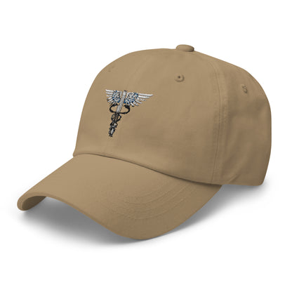 Cowgirl Caduceus- Embroidered Dad Hat