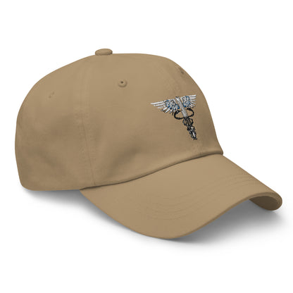 Cowgirl Caduceus- Embroidered Dad Hat