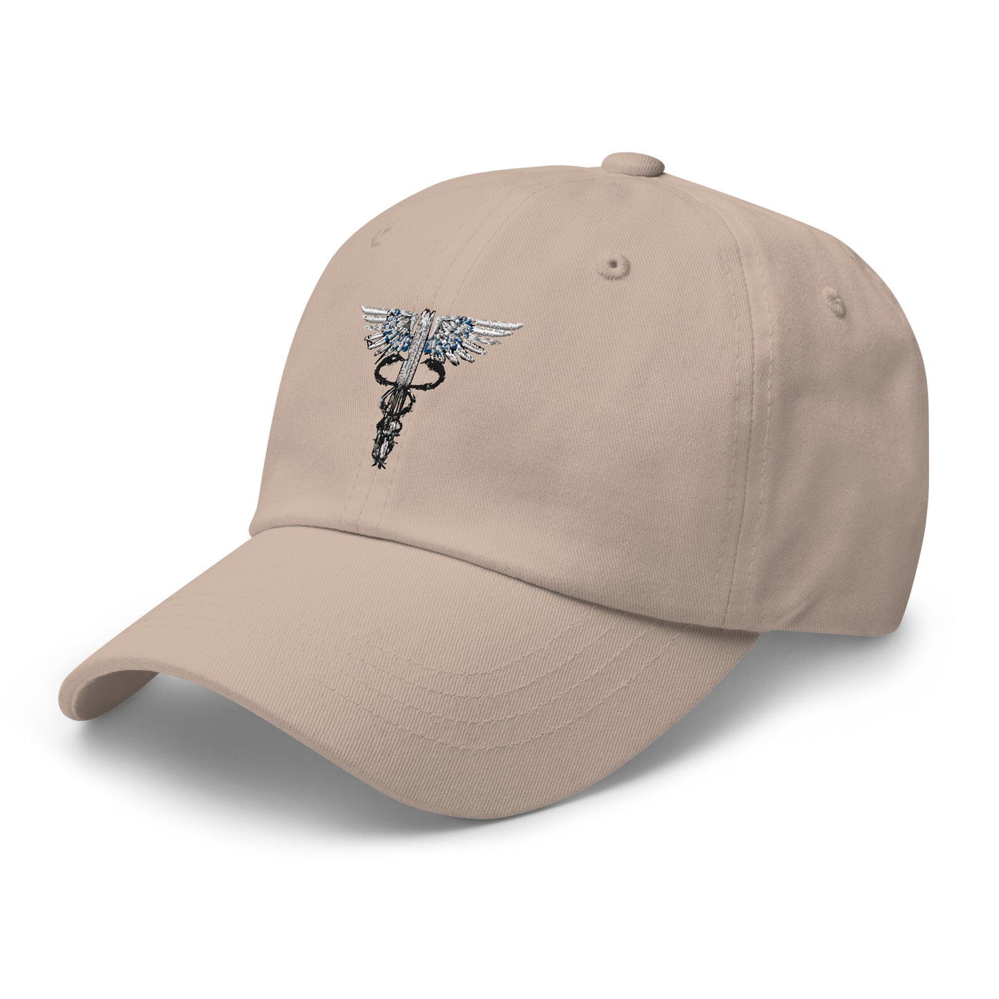 Cowgirl Caduceus- Embroidered Dad Hat
