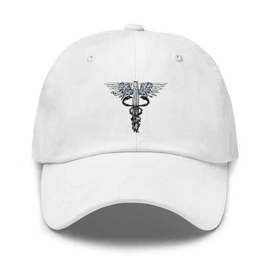 Cowgirl Caduceus- Embroidered Dad Hat