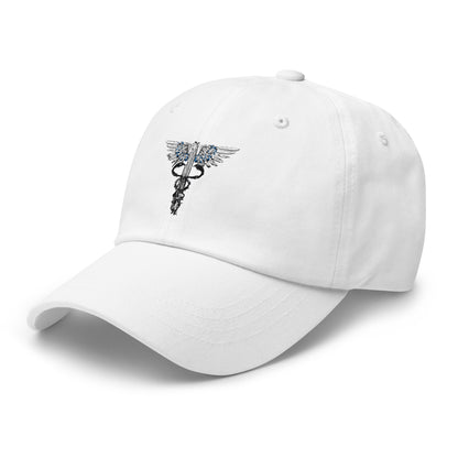 Cowgirl Caduceus- Embroidered Dad Hat