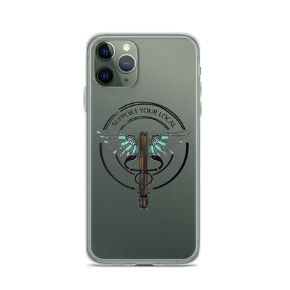 Support Your Local- Clear Case for iPhone®