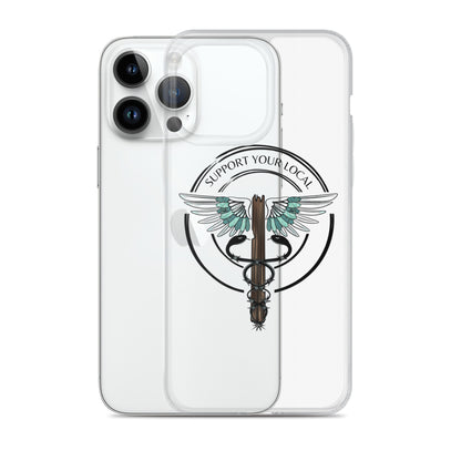 Support Your Local- Clear Case for iPhone®
