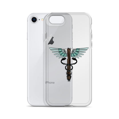 Cowgirl Caduceus- Clear Case for iPhone®