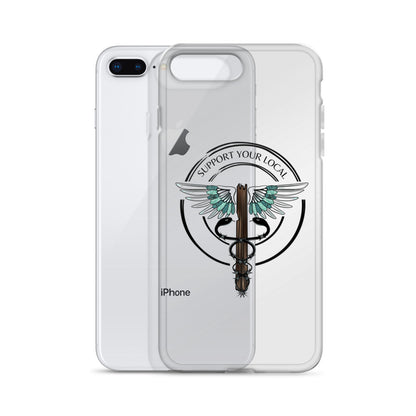 Support Your Local- Clear Case for iPhone®