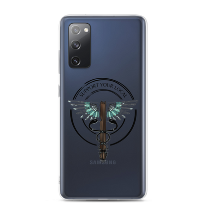 Support Your Local- Clear Case for Samsung®
