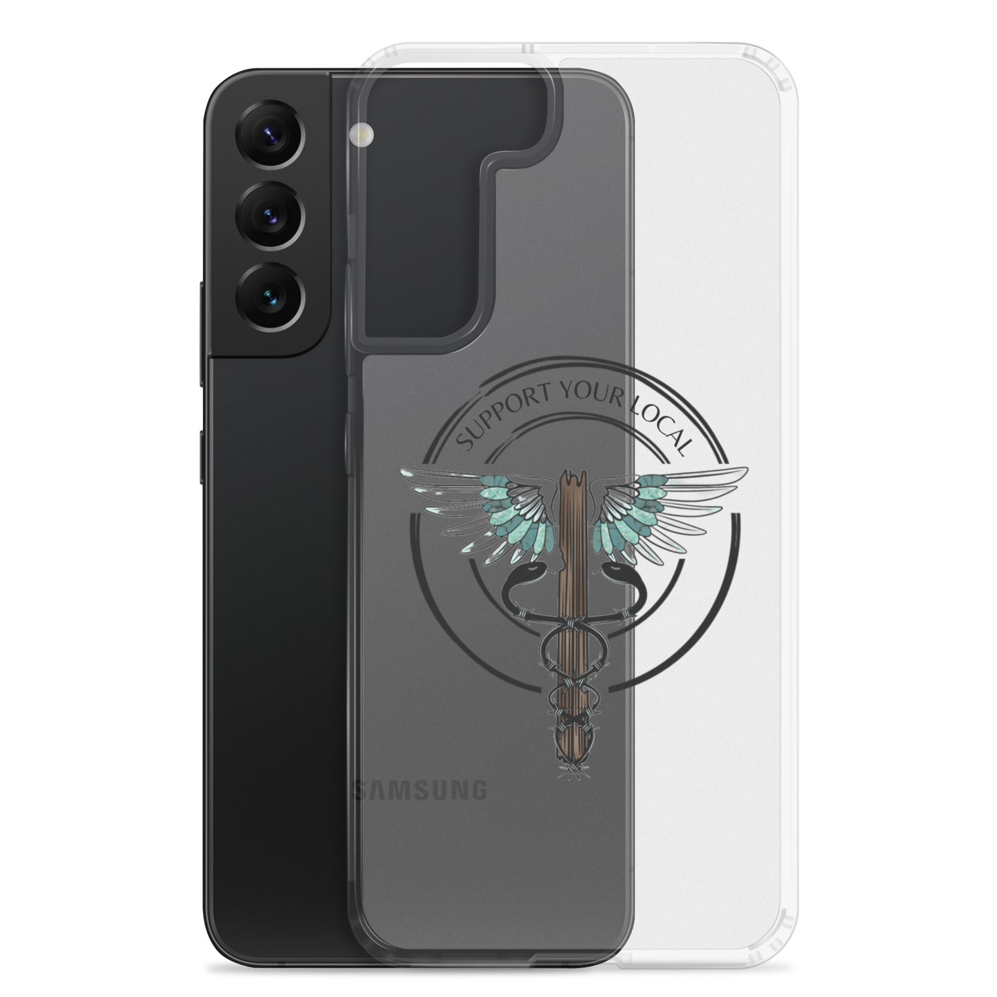 Support Your Local- Clear Case for Samsung®
