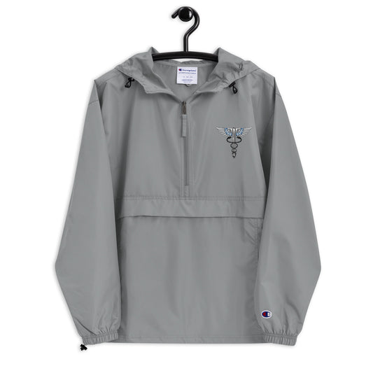 Cowgirl Caduceus-Embroidered Champion Packable Jacket