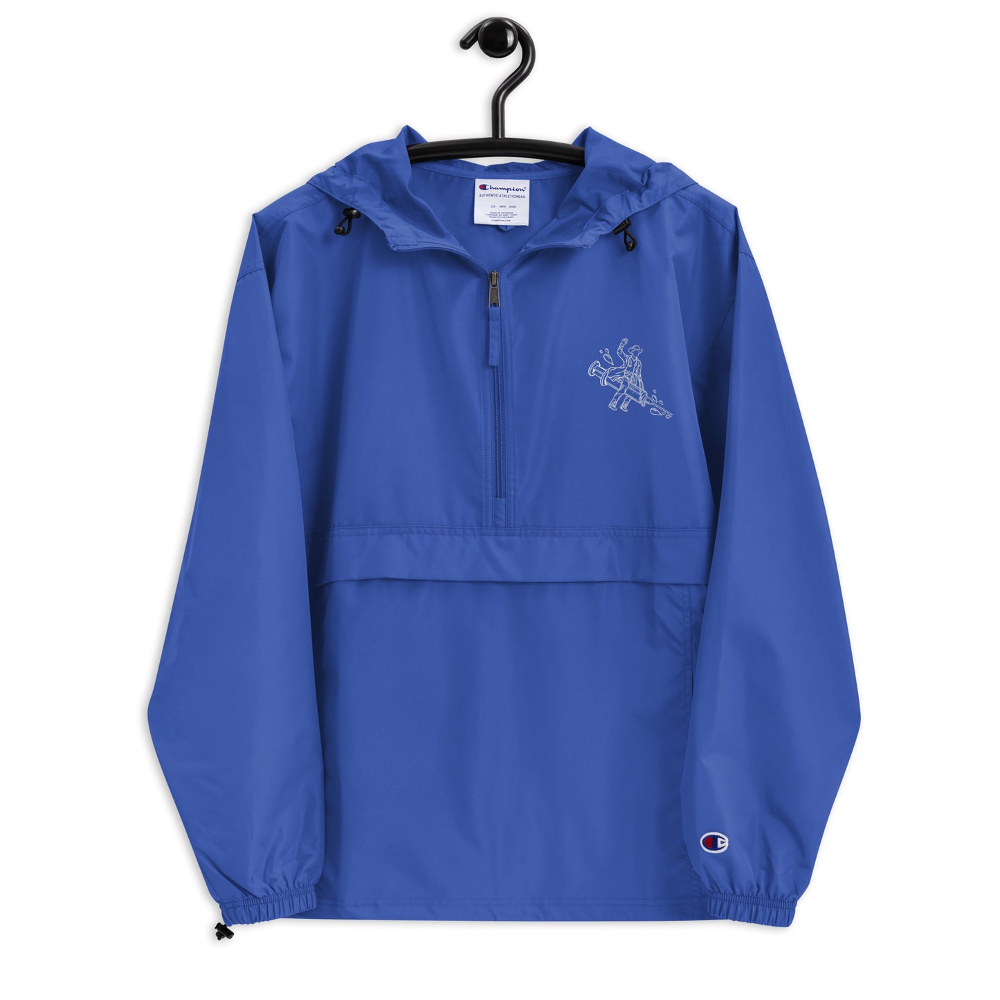 TWNM- Embroidered Champion Packable Jacket Dark Colors