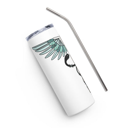 Cowgirl Caduceus- Stainless Steel Tumbler