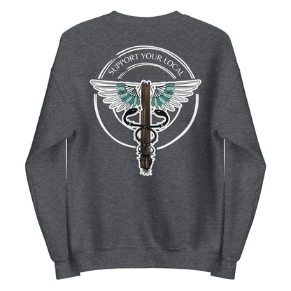 Support Your Local- Dark Colors Unisex Crewneck