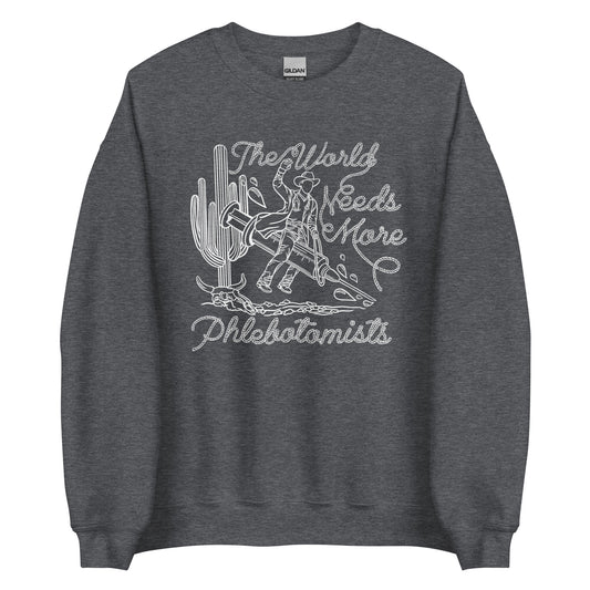 TWNM- Phlebotomists Unisex Crewneck Dark Colors