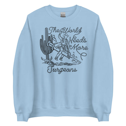 TWNM- Surgeons Unisex Crewneck Light Colors
