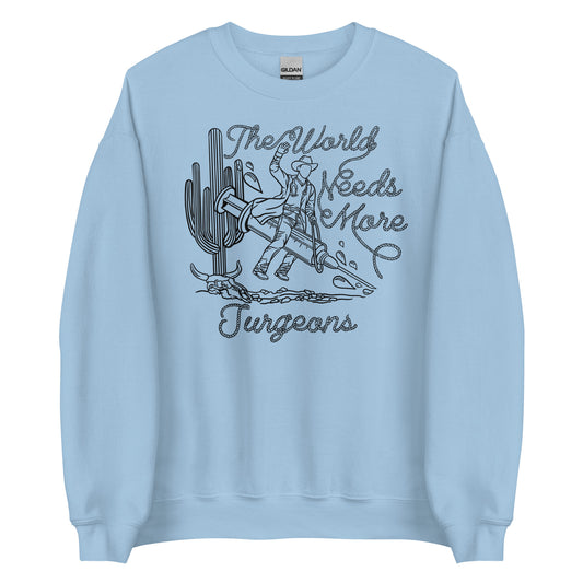 TWNM- Surgeons Unisex Crewneck Light Colors