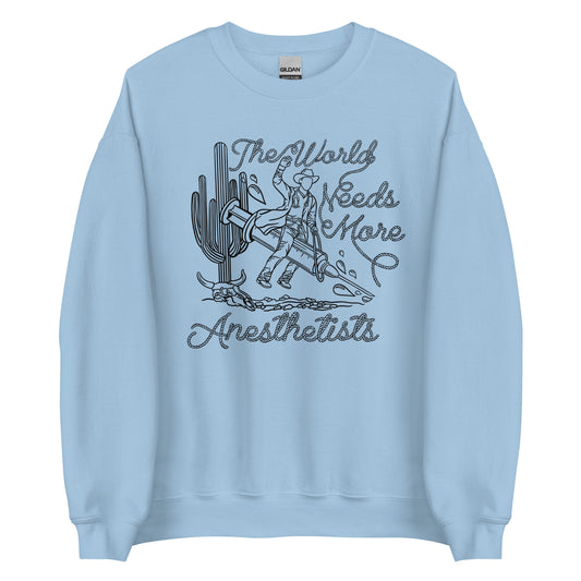 TWNM-Anesthetists Unisex Crewneck Light Colors