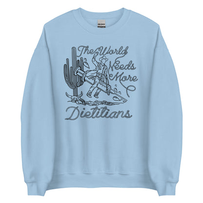 TWNM- Dietitians Unisex Crewneck Light Colors
