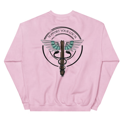 Support Your Local- Light Colors Unisex Crew Neck