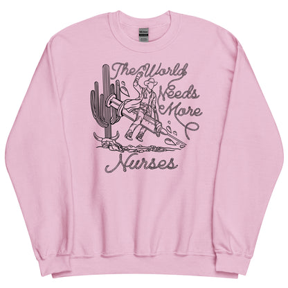 TWNM- Nurses Unisex Crewneck Light Colors