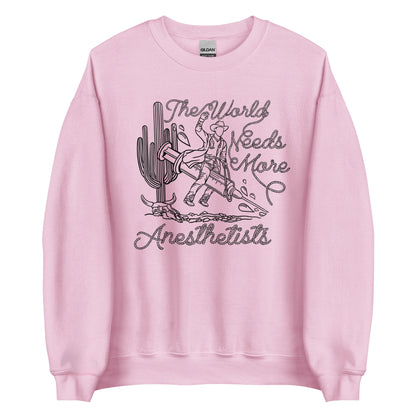 TWNM-Anesthetists Unisex Crewneck Light Colors
