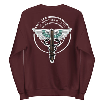 Support Your Local- Dark Colors Unisex Crewneck