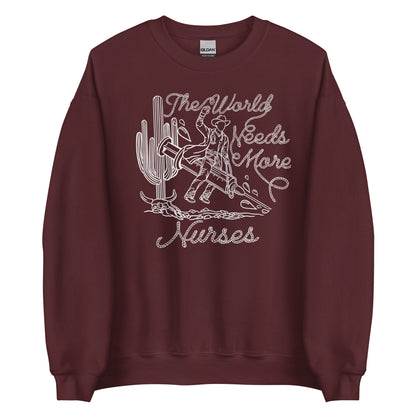 TWNM- Nurses Unisex Crewneck Dark Colors